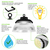 34,560 Lumens - 240 Watt - 5000 Kelvin - UFO LED High Bay Sensor Ready Light Fixture With Direct and Indirect Light Thumbnail