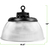 21,150 Lumens - 150 Watt - 4000 Kelvin - UFO LED High Bay Sensor Ready Light Fixture With Direct and Indirect Light  Thumbnail