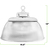 21,150 Lumens - 150 Watt - 4000 Kelvin - UFO LED High Bay Sensor Ready Light Fixture With Direct and Indirect Light Thumbnail