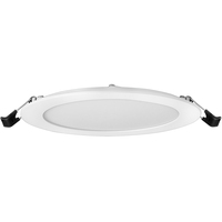 960 Lumens - 12 Watt - Natural Light - 6 in. Color Selectable New Construction LED Downlight Fixture - Hardwire - Kelvin 2700-3000-3500-4000-5000 - 75 Watt Incandescent Equal - Round - White Trim - 90 CRI - 120 Volt - PLT-20274