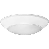 660 Lumens - 10 Watt - Natural Light - 4 in. Color Selectable LED Surface Mount Downlight Fixture - Hardwire - Kelvin 2700-3000-3500-4000-5000 - 65 Watt Incandescent Equal - Round - White - 90 CRI - PLT-20280