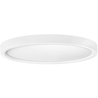 1520 Lumens - 22 Watt - 12 in. Color Selectable LED Surface Mount Downlight Fixture - Hardwire - Kelvin 2700-3000-3500-4000-5000 - 75 Watt Incandescent Equal - Round - White Trim - 90 CRI - 120 Volt - PLT-12708