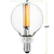 Natural Light - 2 in. Dia. - LED G16.5 Globe - 3.5 Watt - 25 Watt Equal - Candle Glow Thumbnail