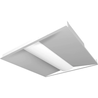 4375 Lumen Max - 35 Watt Max - 2 x 2 Wattage and Color Selectable LED Troffer Fixture - Watts 20-25-30-35 - Kelvin 3000-3500-4000-5000 - 120-277 Volt - Archipelago Lighting LPVT22-2035CS