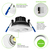 700 Lumens - 8 Watt - 3 in. Color Selectable LED Gimbal Downlight Fixture Thumbnail