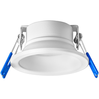 460 Lumens - 6 Watt - 3 in. Color Selectable New Construction LED Downlight Fixture - Hardwire - Kelvin 2700-3000-3500-4000-5000 - 50 Watt Incandescent Equal - Round - White Trim - 90 CRI - 120-277 Volt - PLT-20269