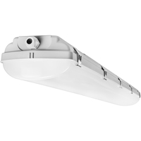 4 ft. Vapor Tight Fixture - LED Ready - IP65 - 2 Lamp - Operates (2) 4' T8 Single-Ended Direct Wire LED Lamps (Sold Separately) - Acrylic Lens