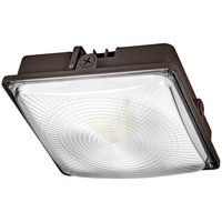 9700 Lumens - 75 Watt - 5000 Kelvin - LED Canopy Fixture - Replaces 250 Watt Metal Halide - 120-277 Volt - PLT-13012