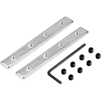 Flat - 180 Degree - Linking Bracket - Metal - See Description for Compatible SKUs - 2 Pack - PLT-12911