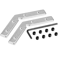 Flat - 135 Degree - Linking Bracket - Metal - See Description for Compatible SKUs - 2 Pack - PLT-12916