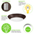 660 Lumens - 10 Watt - Natural Light - 4 in. Color Selectable LED Surface Mount Downlight Fixture Thumbnail