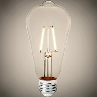 250 Lumens - 2.5 Watt - 4000 Kelvin - LED Edison Bulb - 5.5 in. x 2.5 in. - 25 Watt Equal - 120 Volt - PLT-12672