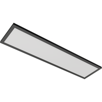 4200 Lumens - 50 Watt - 1 x 4 Color Selectable Surface Mount LED Panel Fixture - Kelvin 3000-4000-5000 - Black Trim - 120 Volt - PLT-12608