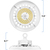 22,544 Lumens - 150 Watt - 4000 Kelvin - UFO LED High Bay Sensor Ready Light Fixture Thumbnail