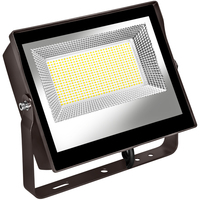 14,319 Lumens - 105 Watt - Color Selectable LED Flood Light Fixture - Kelvin 3000-4000-5000 - 136 Lumens Per Watt - Replaces a 250 Watt Metal Halide - Yoke Mount - 120-277 Volt - PLT-13095