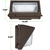 16,800 Lumen Max - 120 Watt Max - Wattage and Color Selectable LED Wall Pack Fixture Thumbnail