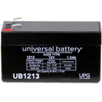 12 Volt - 1.3 Ah - F1 Terminal - UB1213 - AGM Battery - UPG D5738