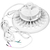 33,600 Lumens - 240 Watt - 5000 Kelvin - UFO LED High Bay Fixture - Sensor Ready Thumbnail