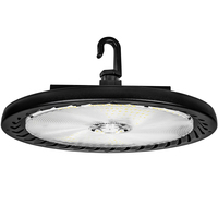 21,750 Lumen Max - 150 Watt Max - Wattage and Color Selectable UFO LED High Bay Fixture - Sensor Ready - Watts 80-110-150 - Kelvin 3000-3500-4000-5000 - 120-277 Volt - Archipelago Lighting LRHB3W-S4-UA30R