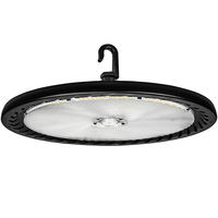 31,900 Lumen Max - 220 Watt Max - Wattage and Color Selectable UFO LED High Bay Fixture - Sensor Ready - Watts 165-190-220 - Kelvin 3000-3500-4000-5000 - 120-277 Volt - Archipelago Lighting LRHB3W-S4-UA35R