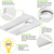 17,680 Lumens - 130 Watt - 5000 Kelvin - Linear LED High Bay Fixture with Motion Sensor Thumbnail