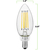 Natural Light - 500 Lumens - 5.5 Watt - 2400 Kelvin - LED Chandelier Bulb - 3.8 x 1.4 in. Thumbnail