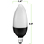 LED Flame Chandelier Bulb - 2.5 Watt - 6 Watt Equal - Candle Glow - 3.84 in. x 1.40 in. Thumbnail