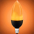 LED Flame Chandelier Bulb - 2.5 Watt - 6 Watt Equal - Candle Glow - 3.84 in. x 1.40 in. Thumbnail