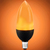 LED Flame Bulb - 2.5 Watt - 6 Watt Equal - Candle Glow - 3.84 in. x 1.40 in. Thumbnail