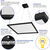 2 x 2 Architectural LED Pendant Fixture with Up/Down Light - 5795 Total Lumens - Black Thumbnail