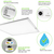 5220 Lumen Max - 40 Watt Max - 2 x 2 Wattage and Color Selectable LED Panel Fixture with Emergency Backup Thumbnail