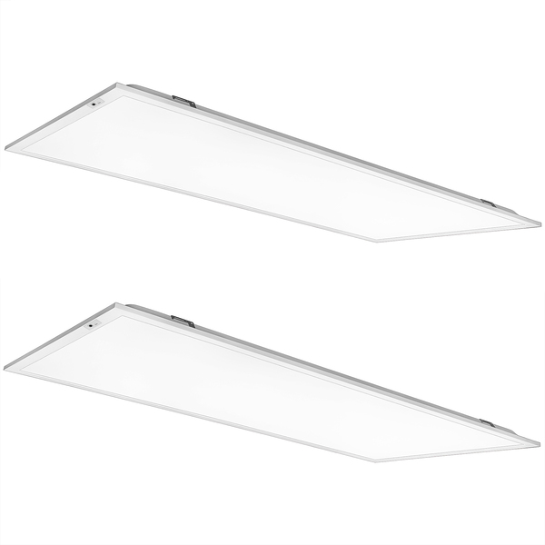 6200 Lumen Max - 50 Watt Max - 2 x 4 Wattage and Color Selectable LED Panel Fixture with Emergency Backup