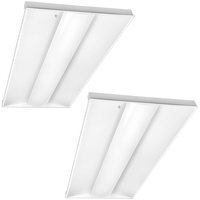 LED 2X4 SLCT TROFFER EMER 2PK