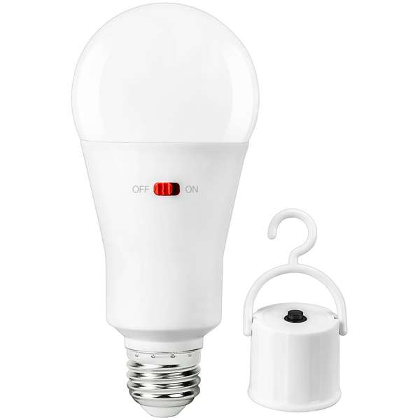 800 Lumens - 8 Watt - 3000 Kelvin - LED A21 Emergency Light Bulb