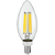 Natural Light - 500 Lumens - 5.5 Watt - 2700 Kelvin - LED Chandelier Bulb - 3.8 x 1.4 in. Thumbnail
