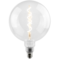 4.5 Watt - 2100 Kelvin - LED Oversized Vintage Light Bulb - 11.1 in. x 7.9 in. - 300 Lumens - Medium Base - Clear - 120 Volt - Green Creative 37099