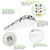 4488 Lumen Max - 34 Watt Max - 4 ft. Wattage and Color Selectable LED Vapor Tight Fixture with Emergency Backup Thumbnail