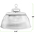 14,600 Lumens - 100 Watt - 5000 Kelvin - UFO LED High Bay Sensor Ready Light Fixture With Direct and Indirect Light Thumbnail