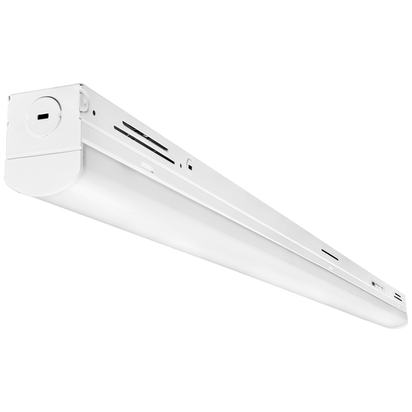 5940 Lumen Max - 45 Watt Max - 4 ft. Wattage and Color Selectable LED Strip Fixture with Emergency Backup