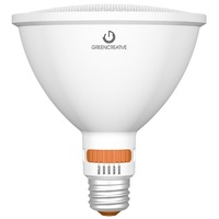 1350 Lumens - 14 Watt - LED PAR38 Lamp with 5 Selectable Color Temperatures - Kelvin 2700-3000-3500-4000-5000 - 120 Watt Equal - 25 and 40 Deg. Flood - 90 CRI - 120 Volt - Green Creative 37222