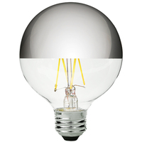 LED 4.5W FILAMENT SILVER BOWL G25