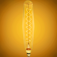 60 Watt Incandescent - Oversized Vintage Light Bulb - 15.5 in. x 3 in. - Medium Base - Tinted - 120 Volt - Bulbrite 137301