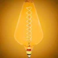 60 Watt Incandescent - Oversized Vintage Light Bulb - 15.3 in. x 8 in. - 170 Lumens - Medium Base - Tinted - 120 Volt - Bulbrite 137701