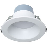 1500 Lumen Max - 16W Max - 6 in. Wattage and Color Selectable New Construction LED Downlight Fixture - Hardwire - Watts 7-10-16 - Kelvin 2700-3000-3500-4000-5000 - Round - White Trim - 90 CRI - 120-277 Volt - Euri Lighting DLC6C-16W203swej
