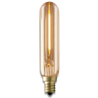 160 Lumens - 2 Watt - 2200 Kelvin - LED T6 Tubular Bulb - 40 Watt Equal - Color Matched for Candle Glow - Candelabra Base - 92 CRI - 120 Volt - Archipelago Lighting LTTB6V20022CB-90