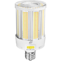 150 Watt Max - 24,000 Lumen Max - Wattage and Color Selectable LED Corn Bulb - Watts 80-120-150 - Kelvin 3000-4000-5000 - Mogul Base - 277-480 Volt - PLT-12958