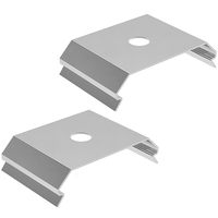 Metal Flat Mounting Clip - See Description for Compatible SKUs - 2 Pack - PLT-12898