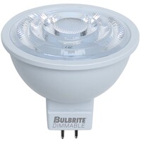 500 Lumens - 6.5 Watt - 2700 Kelvin - LED MR16 Lamp - 50 Watt Equal - 35 Deg. Flood - Soft White - 90 CRI - 12 Volt - Bulbrite 771101