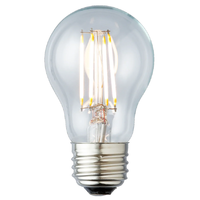 500 Lumens - 4.5 Watt - 2700 Kelvin - LED A15 Light Bulb - 60 Watt Equal - Medium Base - 92 CRI - 120 Volt - Archipelago Lighting LTA15C50027MB-90