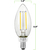 Natural Light - 300 Lumens - 3.5 Watt - 2400 Kelvin - LED Chandelier Bulb - 3.8 x 1.4 in. Thumbnail